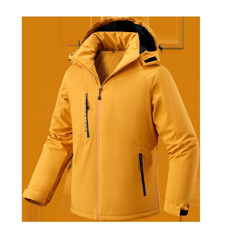 Men's Winter Coat for Outdoor Activities Windproof  Waterproof  and Insulated for Hiking and Skiing