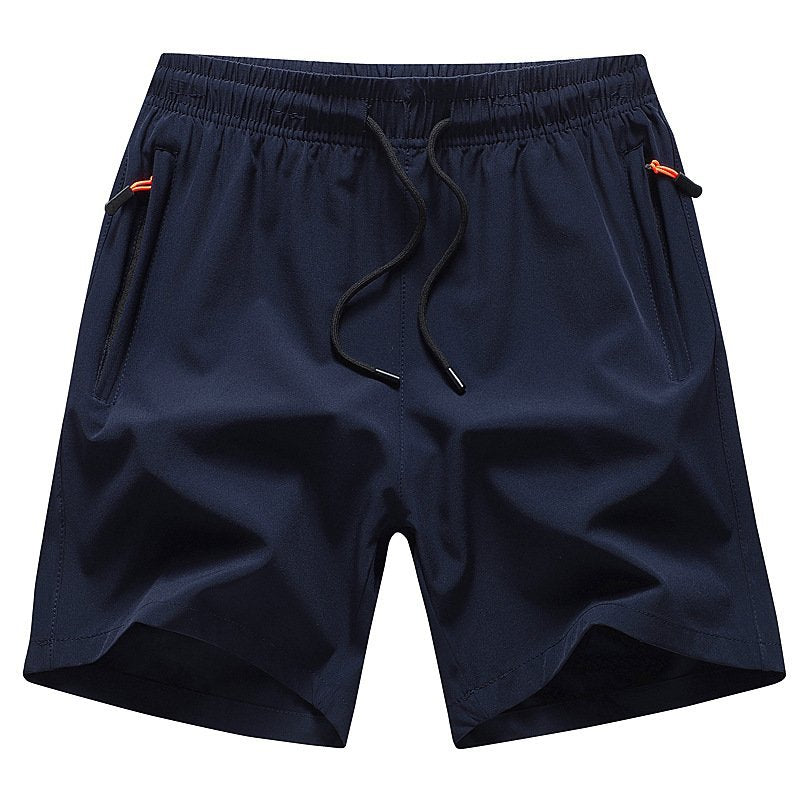 Sports shorts men's summer breathable running fitness five pants ice silk quick dry large size loose casual men's shorts