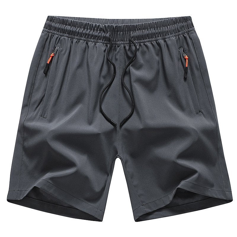 Sports shorts men's summer breathable running fitness five pants ice silk quick dry large size loose casual men's shorts