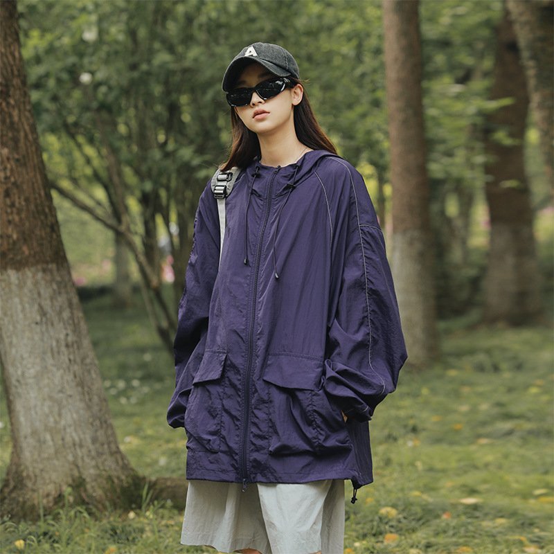 Summer sun protection clothing for outdoor hiking ultra-thin hoode anti-mosquito and anti-UV for men and women