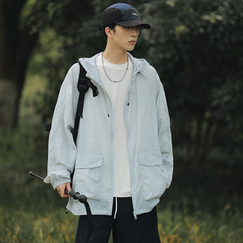 Summer sun protection clothing for outdoor hiking ultra-thin hoode anti-mosquito and anti-UV for men and women